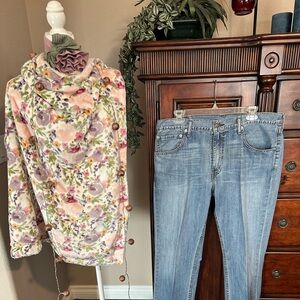 Men’s Original Levi Strauss & Co. 527 Blue Jeans - Gently Used - 36”x32”